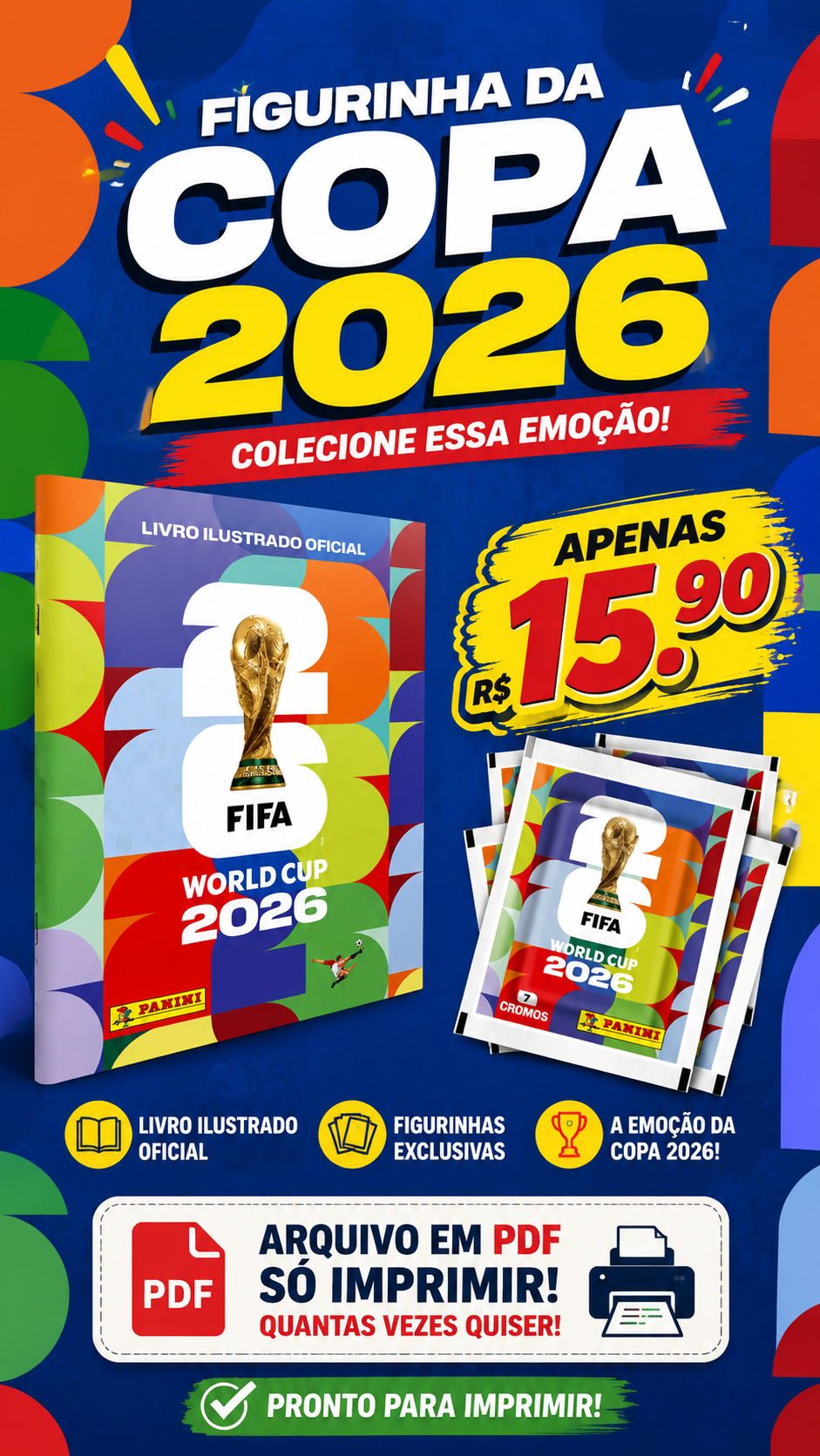 Figurinha da Copa 2026